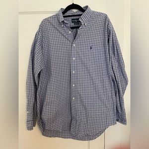 Ralph Lauren - Men’s long-sleeved button down shirt - Size Large - 16 1/2 collar